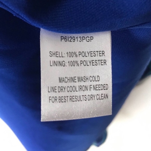 Parker Diane Surplice Wrap Dress Blue Floral - Picture 11 of 11